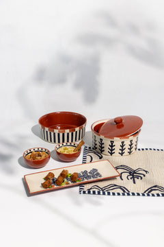 SERVING PLATTERS Sabar Ceramic Rectangular Platter