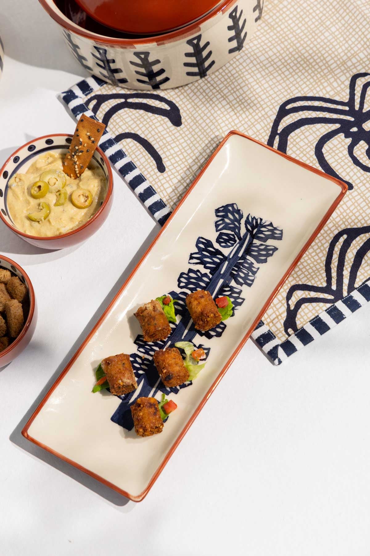 SERVING PLATTERS Sabar Ceramic Rectangular Platter