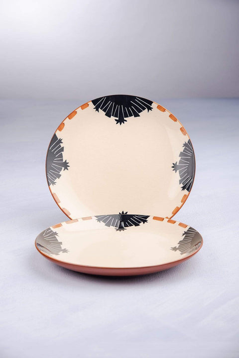 SNACK PLATES Sabar Ceramic Breakfast Plate (Set Of 2)