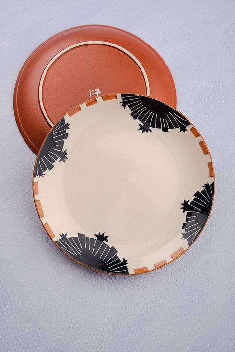 SNACK PLATES Sabar Ceramic Breakfast Plate (Set Of 2)