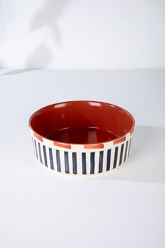Sabar Ceramic Large Flat Serving Bowl