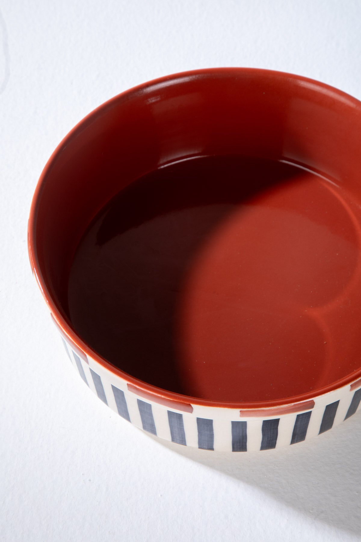 SERVING BOWLS Sabar Ceramic Large Straight Serving Bowl