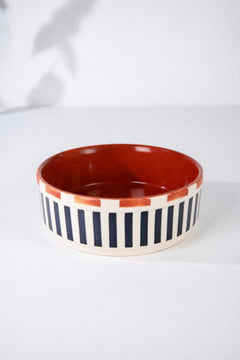 Sabar Ceramic Large Flat Serving Bowl