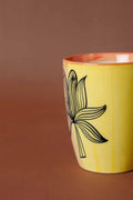 MUGS & CUPS Sabar Palm Coral Ceramic Coffee Mug (Set Of 2)