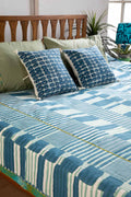 PRINT & PATTERN BEDCOVERS Salaka Pure Cotton Bedcover (Ocean Blue)