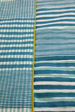 PRINT & PATTERN BEDCOVERS Salaka Pure Cotton Bedcover (Ocean Blue)