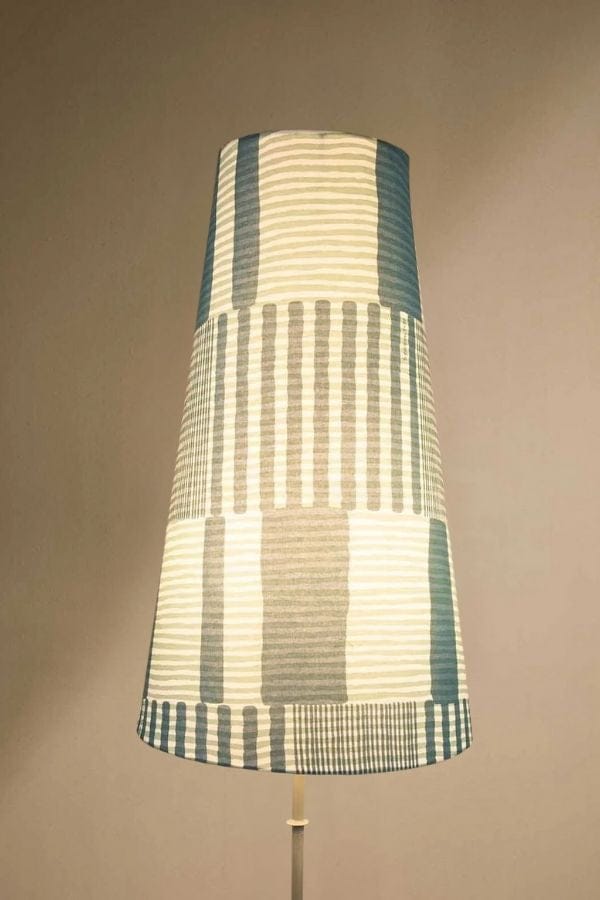 LAMPSHADES Salaka Tall Taper Lampshade (Ocean Blue)