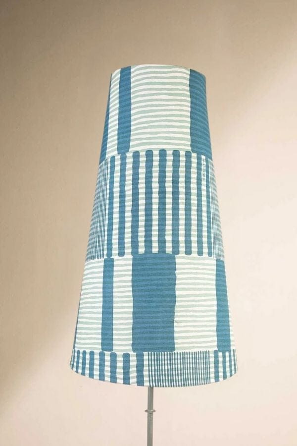 Salaka Tall Taper Lampshade (Ocean Blue)