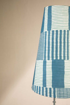 LAMPSHADES Salaka Tall Taper Lampshade (Ocean Blue)