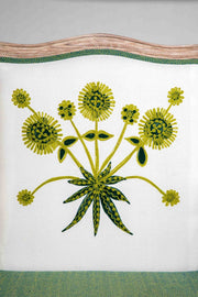 PRINT & PATTERN UPHOLSTERY FABRICS Sativa Embroidered Art Piece