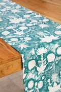 TABLE RUNNERS Sativa Teal Balance Table Runner