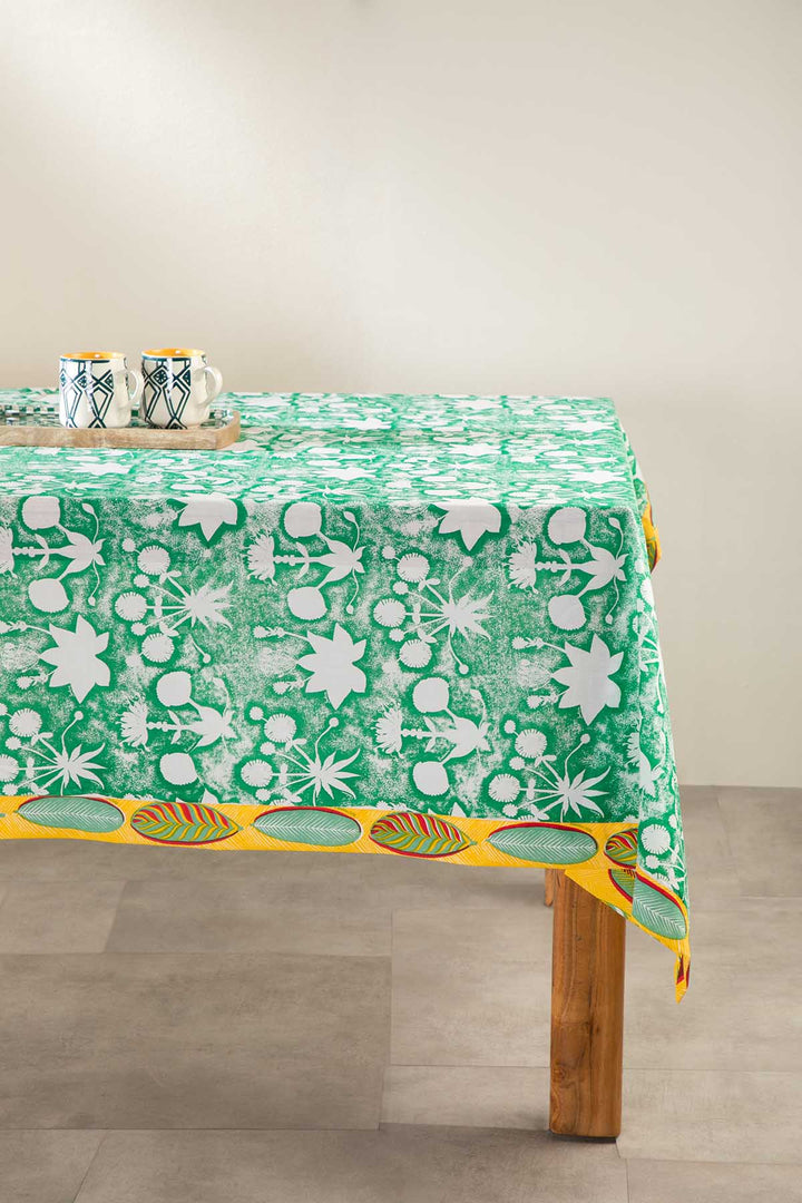 TABLE COVERS Sativa Gaga Green Table Cover