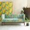 Scandic Sofa in Kachnar Green Fields Fabric