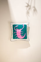 Scorpio Mysterious Maverick Teal Green Cushion Cover (41 X 41 Cm)