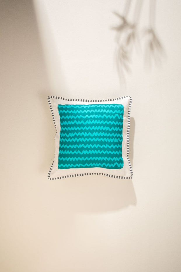 PRINT & PATTERN CUSHIONS Scorpio Mysterious Maverick   Teal Green Cushion Cover (41 Cm X 41 Cm)