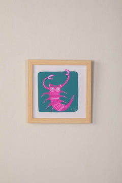 Scorpio Mysterious Maverick Wall Art (Teal Green)