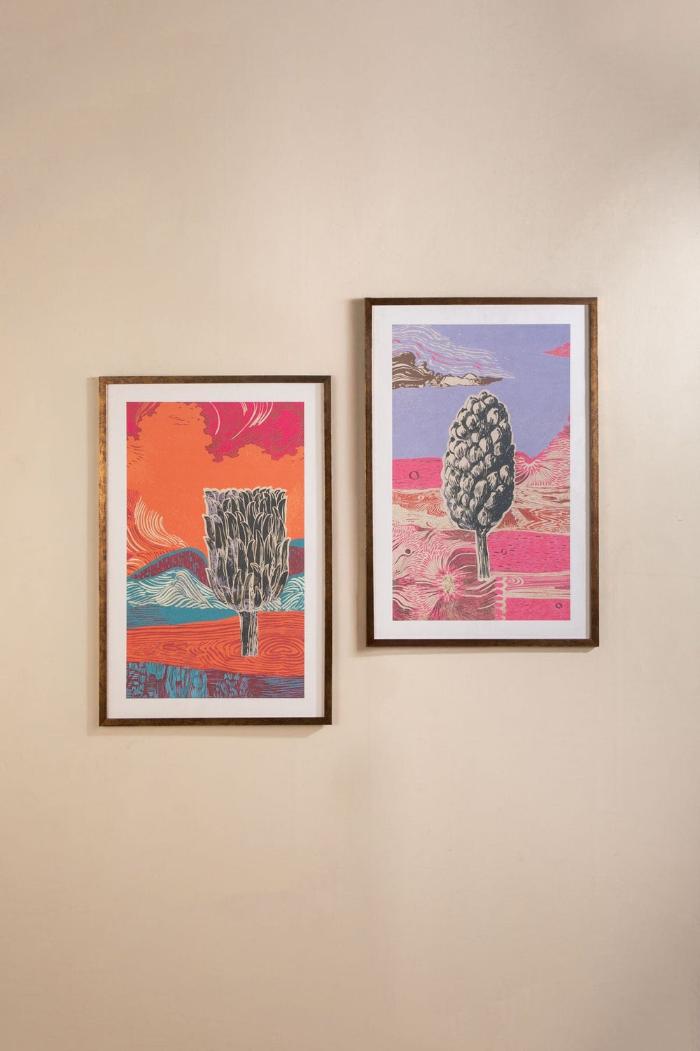 WALL ACCENTS Seed Wall Art (Pink)