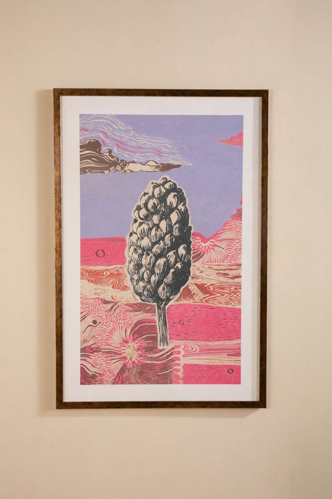 WALL ACCENTS Seed Wall Art (Pink)