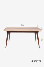 DINING TABLES Sej Curved Teak Wood Dining Table