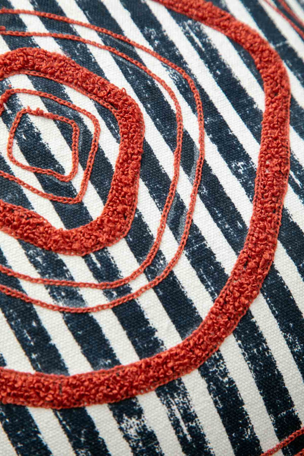 ACCENT CUSHIONS Sej Navy Blue Cushion Cover (41 X 41 Cm)