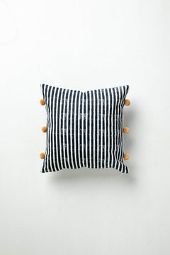 ACCENT CUSHIONS Sej Navy Blue Cushion Cover (41 X 41 Cm)
