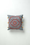 ACCENT CUSHIONS Sej Navy Blue Cushion Cover (41 X 41 Cm)
