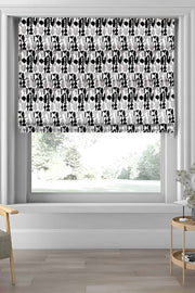 CURTAINS Senhur Cotton Drapes And Blinds (Black And Grey)