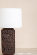 Loose Weave Large Drum Lampshade (Off White)