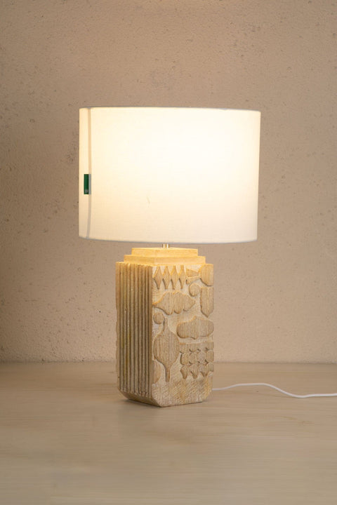 TABLE LAMPS Senhur Wood Table Lamp