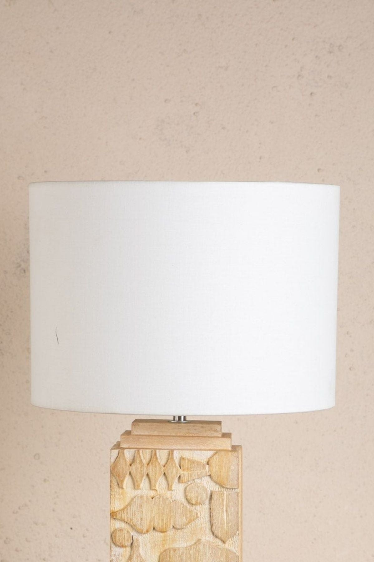 Solid Medium Drum Lampshade (Off White)