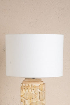 Solid Medium Drum Lampshade (Off White)