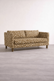 PRINT & PATTERN UPHOLSTERY FABRICS Senhur Leaf Tobacco Printed Upholstery Fabric