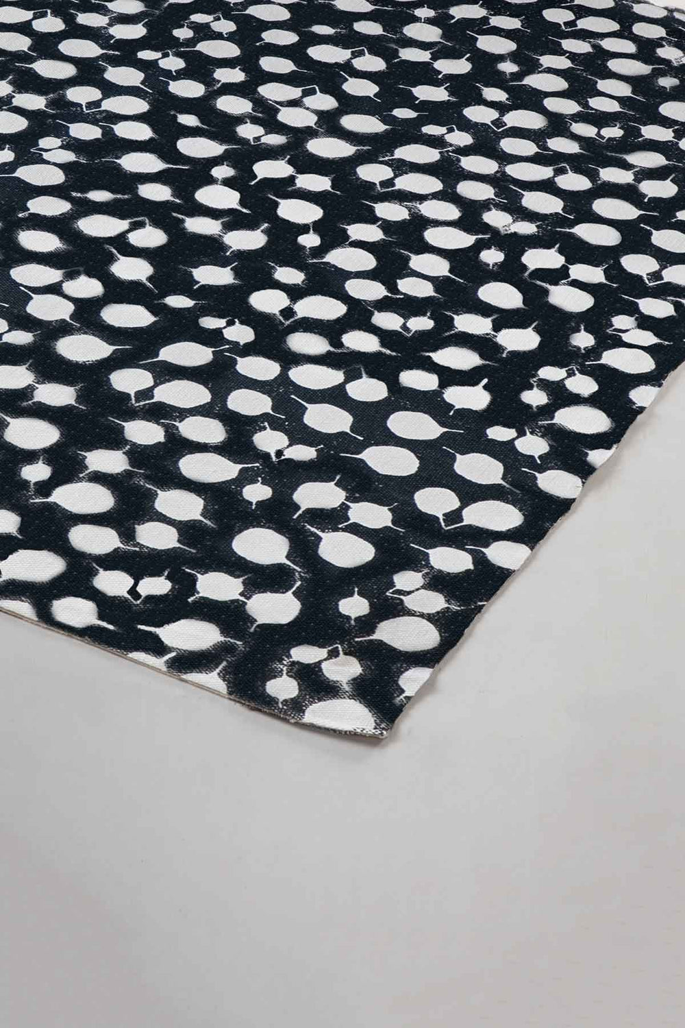 PRINT & PATTERN RUGS Senhur Leaf Printed Rug (Charcoal)