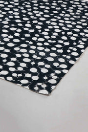 PRINT & PATTERN RUGS Senhur Leaf Printed Rug (Charcoal)