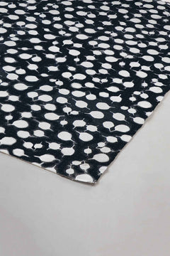 PRINT & PATTERN RUGS Senhur Leaf Printed Rug (Charcoal)