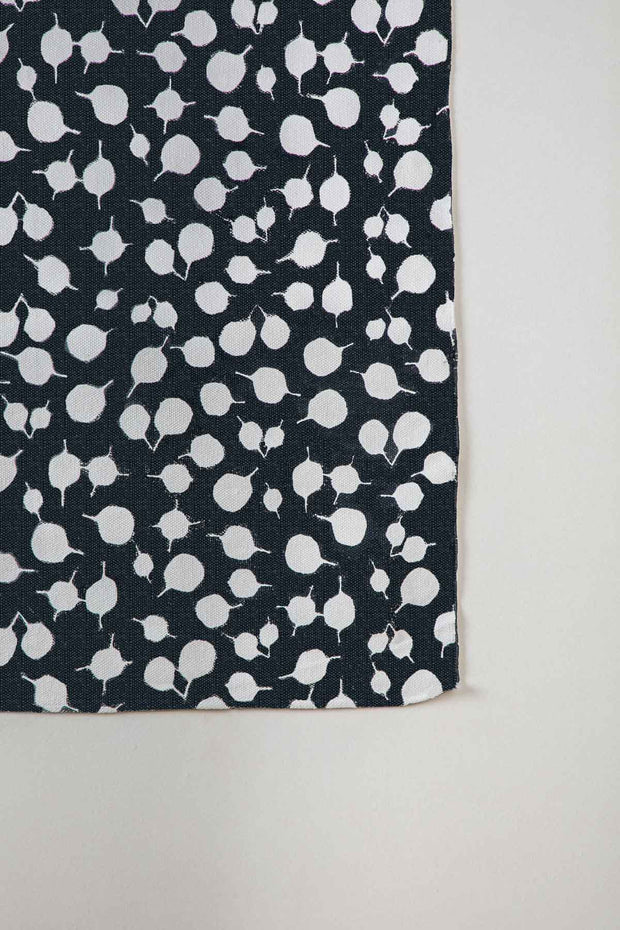 PRINT & PATTERN RUGS Senhur Leaf Printed Rug (Charcoal)
