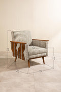 ARMCHAIRS & ACCENTS Senhur Teak Wood Armchair