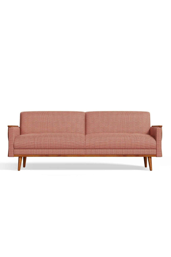  Ooty Geo Red Earth Fabric