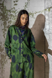 TOPS Senhur Boxy Shirt (Shadow Green)