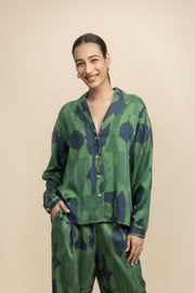 TOPS Senhur Boxy Shirt (Shadow Green)