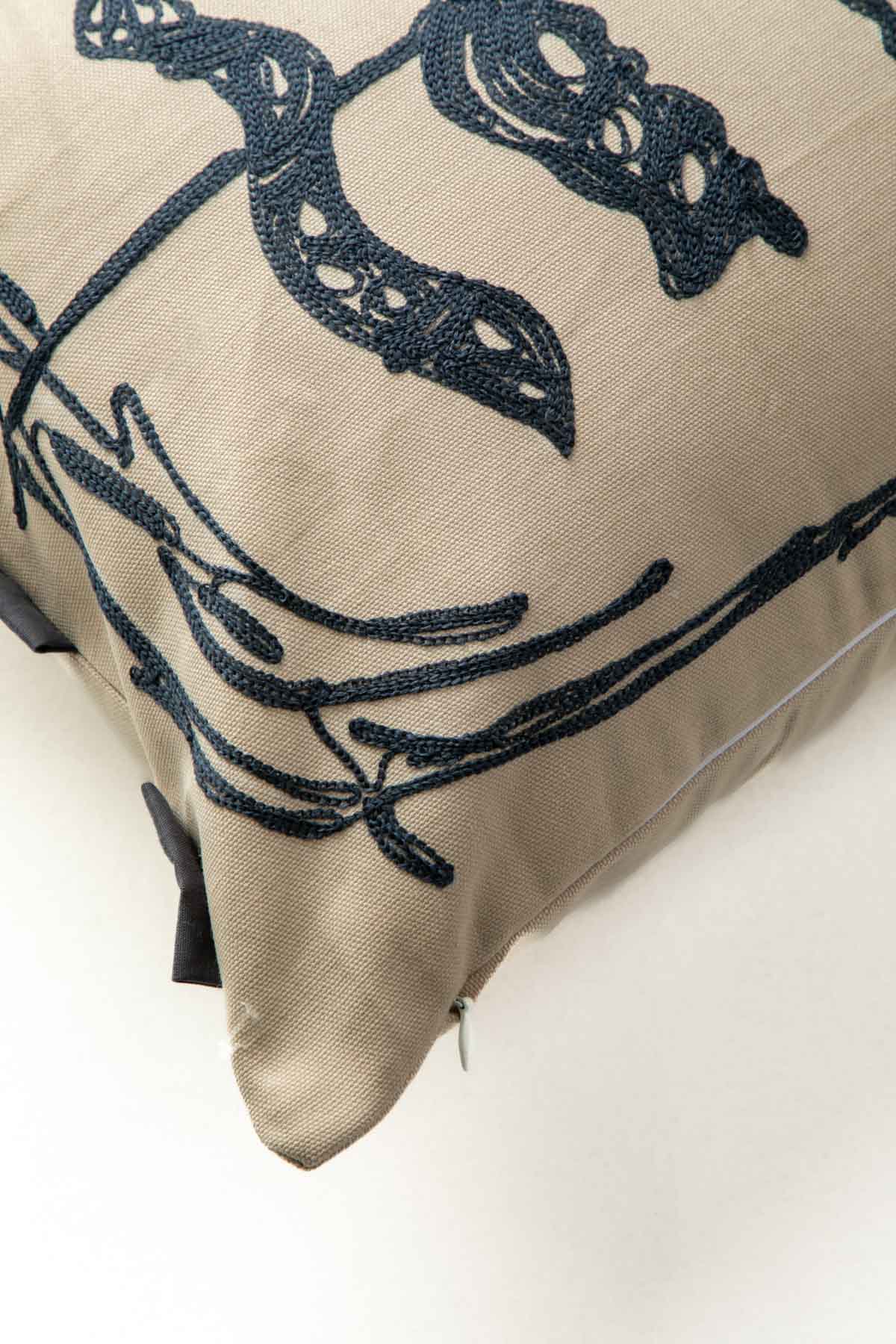 ACCENT CUSHIONS Senhur Beige Cushion Cover (36 X 90 Cm)