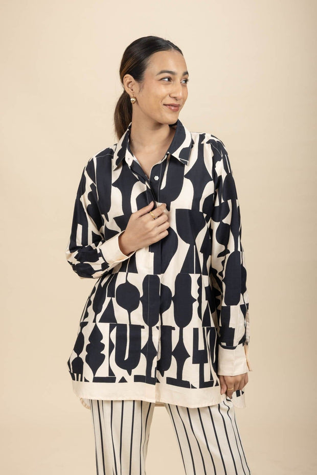 TOPS Senhur Shadow Easy Shirt (Buttercream)