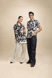 SHIRTS Senhur Shadow Printed Shirt (Buttercream)