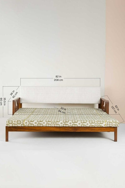 PULL OUT BEDS Senhur Teak Wood Pull Out Bed