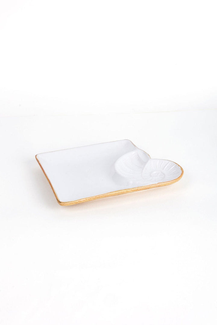 SERVING PLATTERS Shell Ceramic Shaped Platter