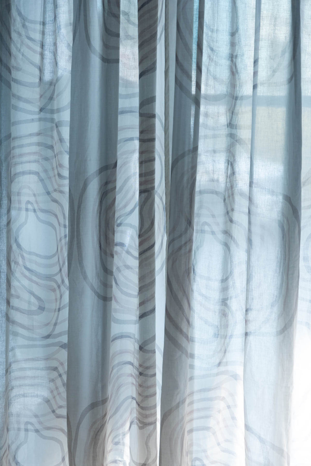 CURTAINS Shifting Sand  Creme Window Curtain In Sheer Fabric