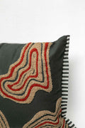 ACCENT CUSHIONS Shifting Sands Charcoal Cushion Cover (36 X 51 Cm)