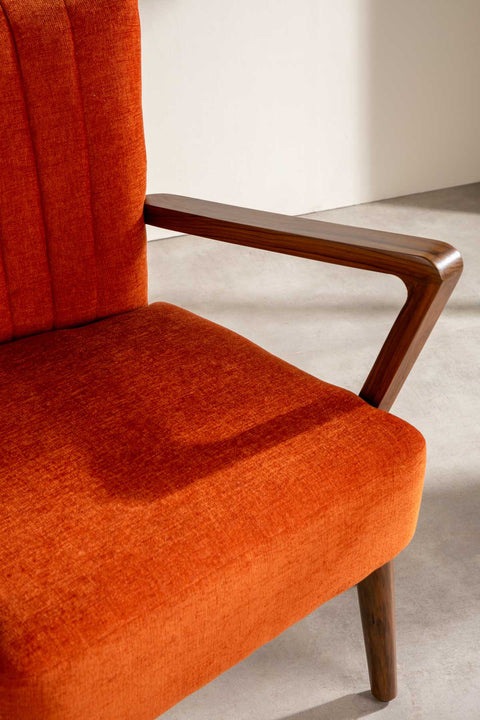 SOLID & TEXTURED UPHOLSTERY FABRICS Shimoga Chenille Red Earth Upholstery Fabric