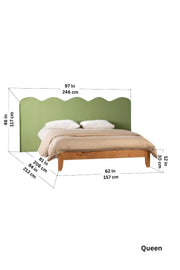 BEDS Shoreline Upholstered Headboard And Bed