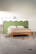 BEDS Shoreline Upholstered Headboard And Bed